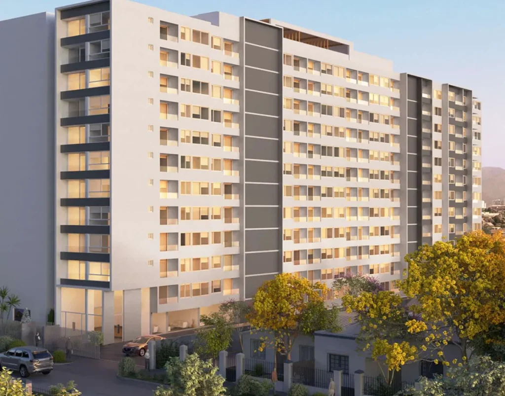 Edificio con departamento en La Cisterna sin pie entrega inmediata
