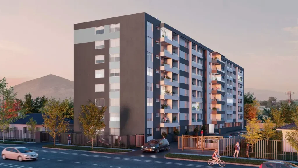 Edificio en Conchalí con departamnetos entrega inmediata venta con bono pie y tasa rebajada