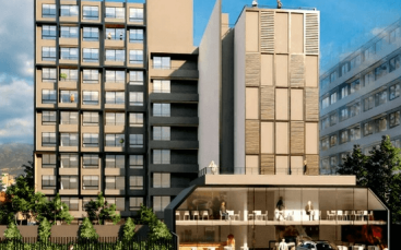 Edificio en Independencia con departamneto con entrega inmediata metro cercano