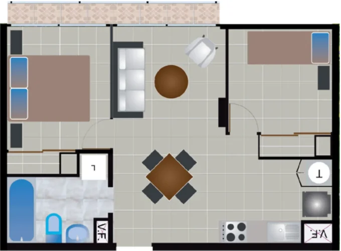 Departamento 2d1b entrega inmedita venta Quinta Normal con bono pie
