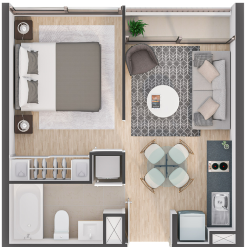Departamento 1D1B 31,89 m2 Entega Inmediata y tasa rebajada bono pie 10%