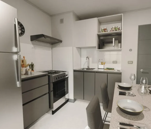 Cocina amoblada Cerrillos venta con subsidio adjudicado