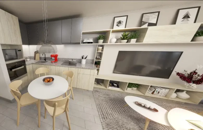 Cocina y living comedor venta con bono pie vende tcpropiecades
