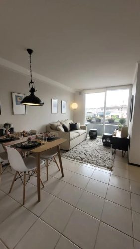 Living comedor balcon venta con bono pie en Quinta Normal