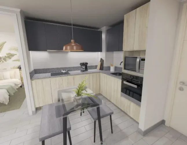 Cocina amoblada grandes espacio venta con boono pie vende Tcpropiedades