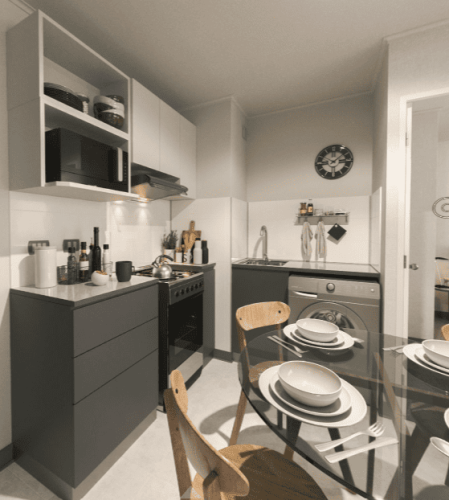 Cocina amoblada a la medida venta con bono pie en Quinta Normal