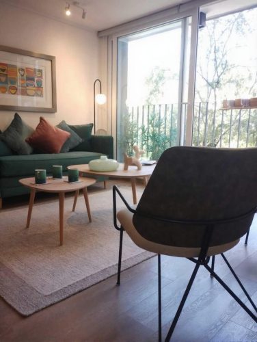 Comedor departamento entrega inmediata ayuda para el pie metro Villa Frei Ñuñoa