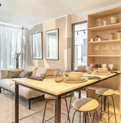 lLiving comedor balcon venta con bono pie en Independencia entrega inmediata