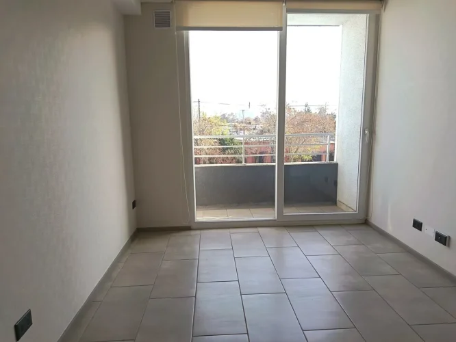 Living comedior vista balcon Departamento 2D1B 39 m2 Puerto Montt entrega futura pie en cuotas