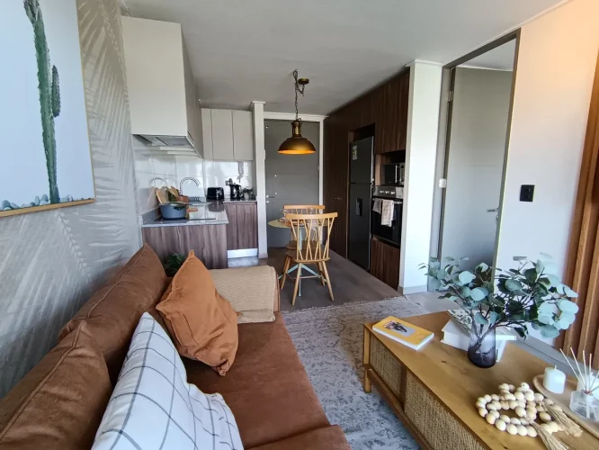 Living comedor vista entrada venta con bono pie Mero Franklin