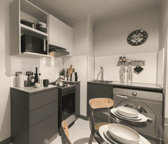 Cocina amoblada venta con bono pie en Temuco