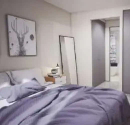 Dormitorio principal cama 2 plazas bono pie