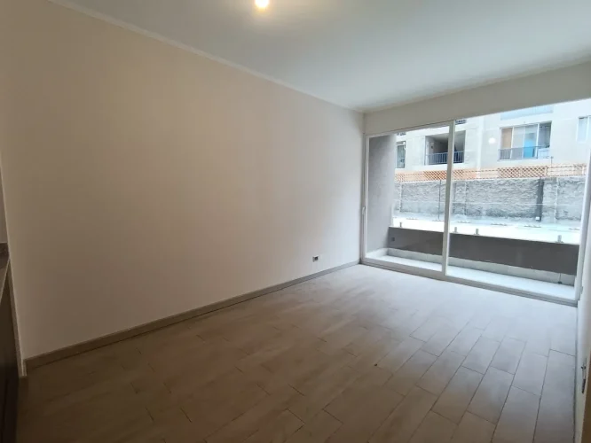 Living comedor mirad desde balcón compra sin tener ahorros en La Cisterna