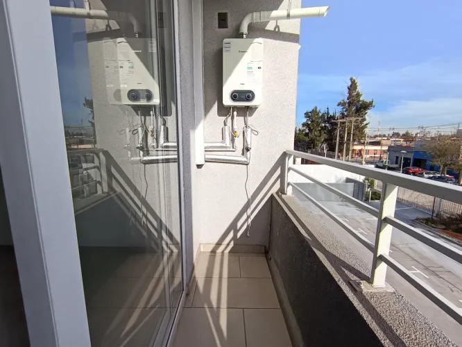 Balcon Departamento 2D1B 39 m2 Puerto Montt entrega futura pie en cuotas