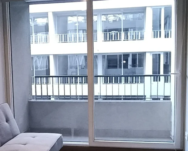 Balcon departamento venta departamento Santiago Centro Bono pie y tasa rebajada