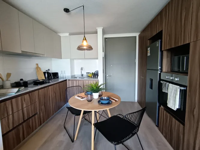 Comedor junto a cocina y entradad departamento entrega inmediata metro Farnklin