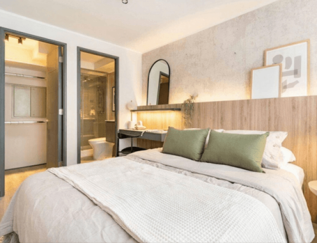 Dormitorio principal cam 2 plazas venta con bono pie en Independencia entrega inmediata