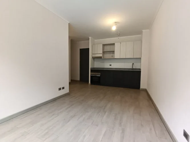 Living comedor mirada desde balcón venta en la Cisterna sin pie