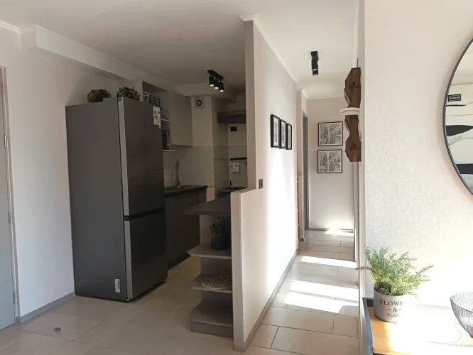 Pasillo divisorio venta departamento Puerto Montt entrega futura 3d1b