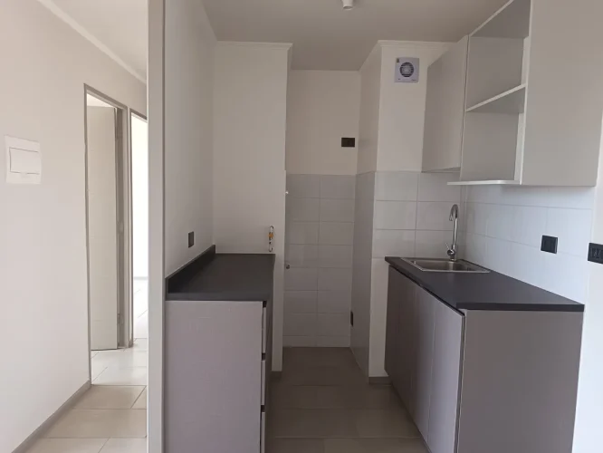 Pasillo divisorio departamento venta entrega futura San Joaquin