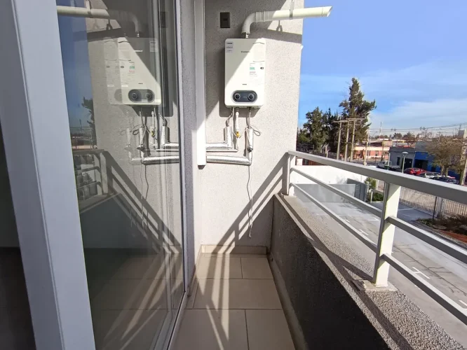 Balcon departamento venta entrega futura San Joaquin