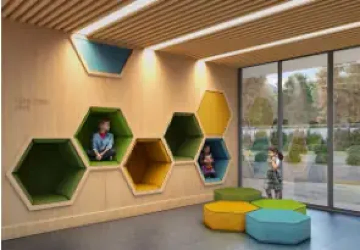 Juegos infantiles en proyecto en Ñuñoa venta con bono pie