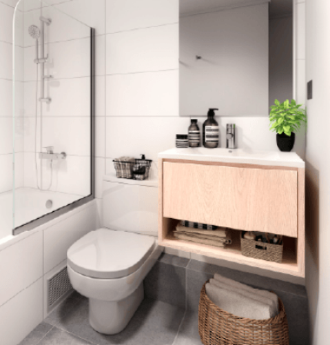 Segundo baño departamento venta en Macul con ayudac pra elm pie 10% en 48 cuotas