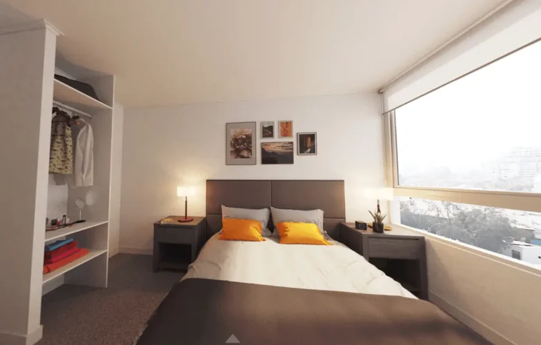 Segiundo dormitorio cama 2 plazas venta con bono pie