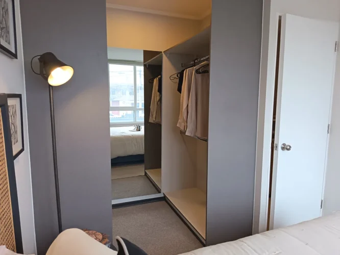 Closet dormitorio departamento Quinta Normal venta con bono pie