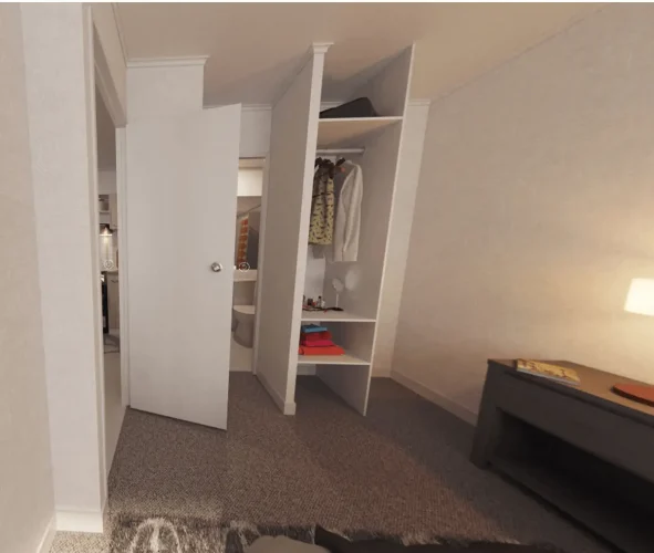 Closet segundo dormitorio venta con bono pie