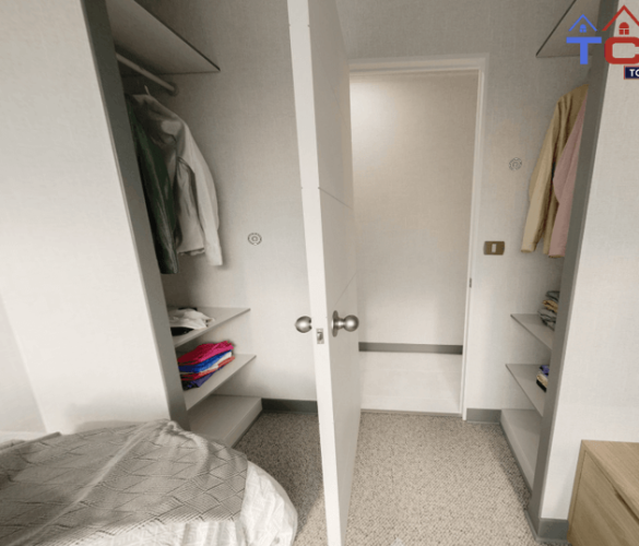 Closet segundo dormitorio venta con bono pie en Temuco