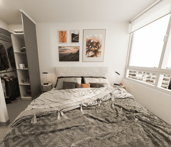 Segundomdormitorio cama de 2 plazas venta con bono pie en Quinta Normal