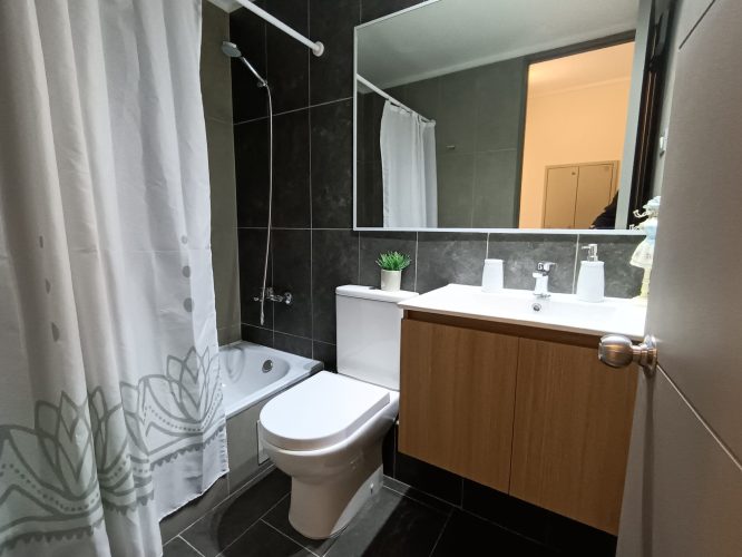 Baño dormitorio principal departamento San Bernardo bono pie entrega inmediata