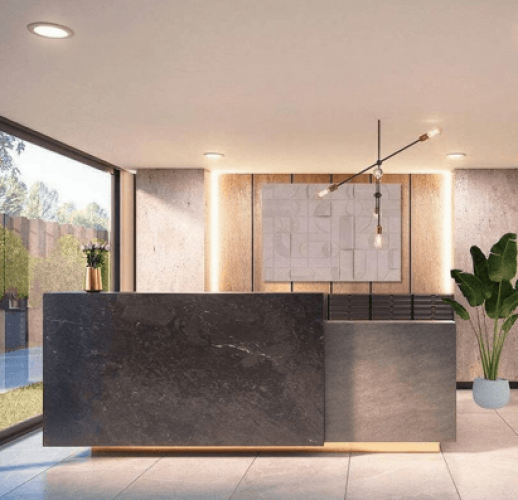Hall de accesos edificio venta con bono pie en independencia