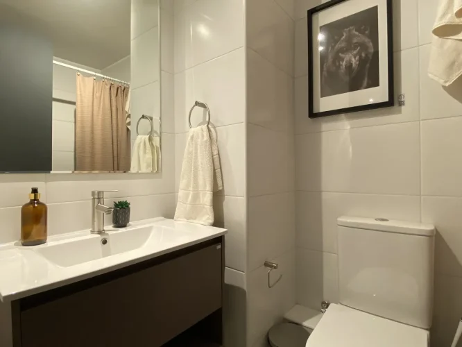 Baño dormitorio principalVenta departamento La Florida entrega inmediata y bono pie