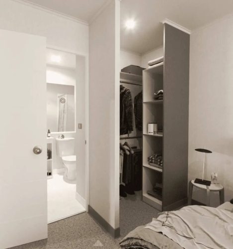 Closet segundo dormitorio venta con bono pie en Temuco