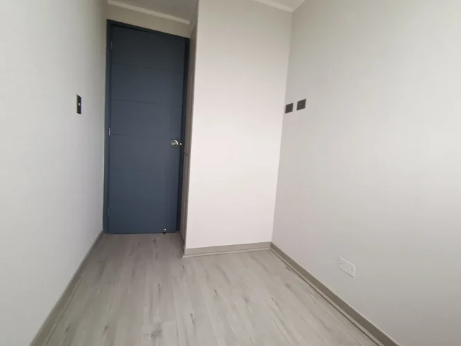 Segundo dormitorio cama una plaza venta departamento La Cisterna bono pie