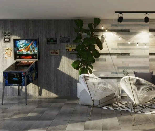 Areas comunes venta departamento La Florida bono pie entrega inmediata