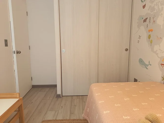 Closet segundo dormitorio Departamento 2 dormitiorio 1 baño entrega inmediata venta con bono pie