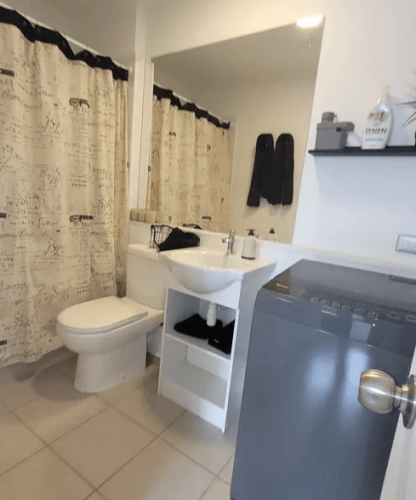 Baño con conexion lavadora venat con bono pie