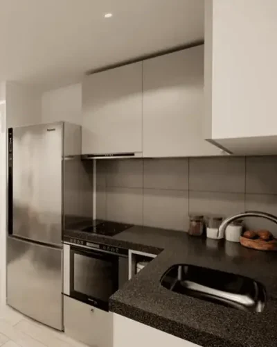 Cocina amobladagrndes espacios
