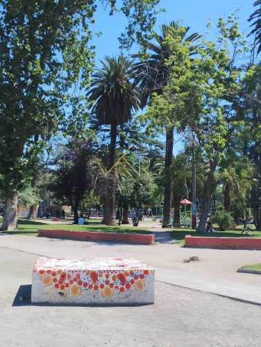 Parque cerca proyecto entrega inmediata ayuda para el pie metro Villa Frei Ñuñoa