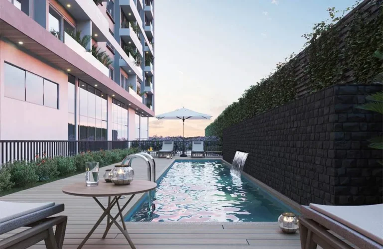 Piscins edificio en Los Angeles