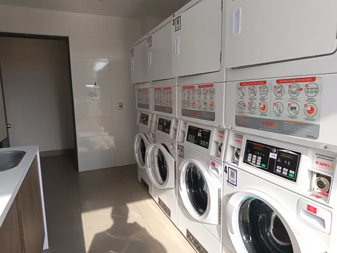 Sala de lavado y secado Departamento, 2D1B 44 M2 entrega inmediata y bono pie quince por ciento